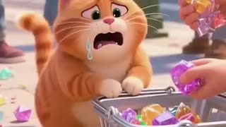 Trending: Cat's Candy Mishap! Will These Kids Help?😿🍬Watch! 👀 !#shorts #funny #c