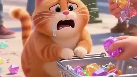 Trending: Cat's Candy Mishap! Will These Kids Help?😿🍬Watch! 👀 !#shorts #funny #c
