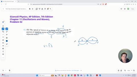 Calculating Distance Between Nodes in a Stranding Wave