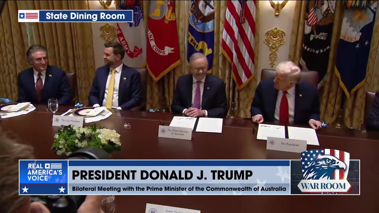 President Trump Hosts Australian PM at the White House