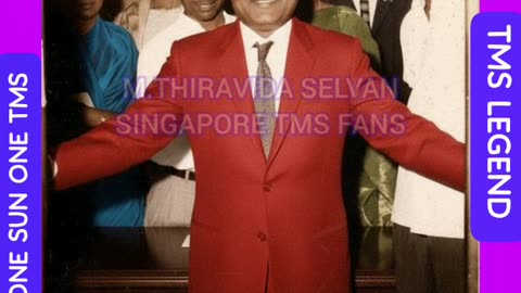 ONE SUN ONE TMS LEGEND M.THIRAVIDA SELVAN SINGAPORE TMS FANS 2026
