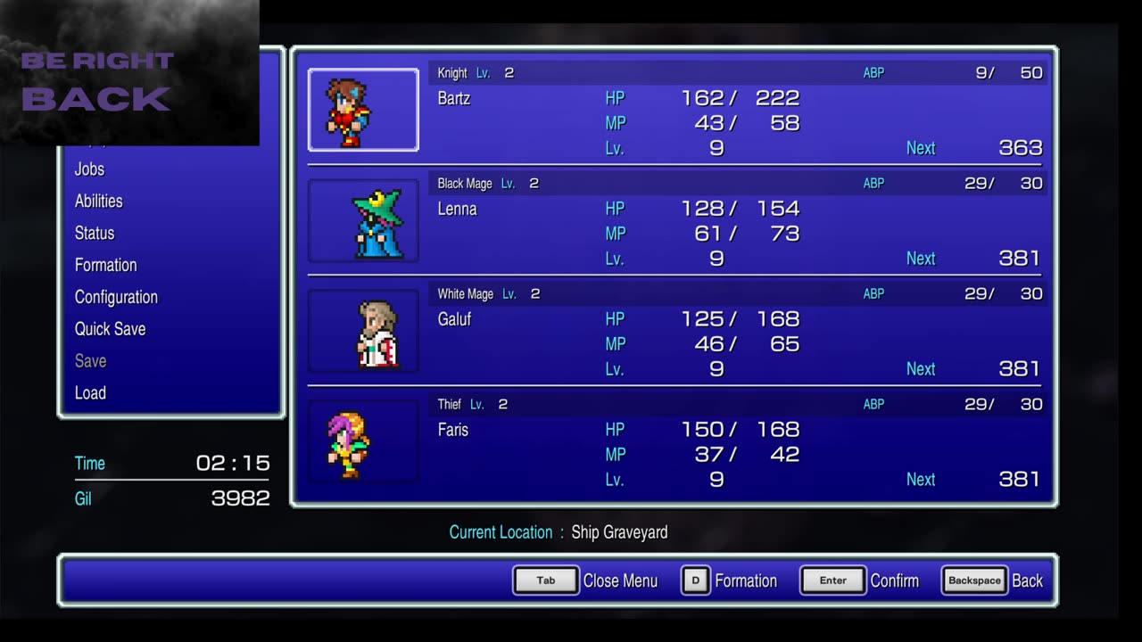 Final Fantasy V Pixel Remaster: First Playthrough.