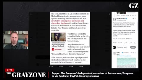 Max Blumenthal called the Australia hit back in February 👀