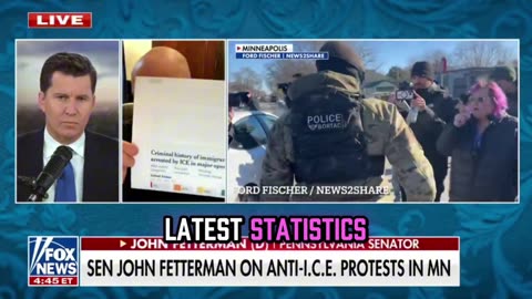 Sen. John Fetterman Breaks With Democrats, Backs ICE Enforcement Nationwide