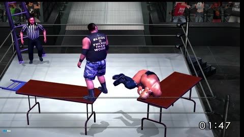 Buh Buh Ray dudley vs RIKISHI TLC π🪜🪑 SmackDown Here Comes the Pain # Buh buh cutter