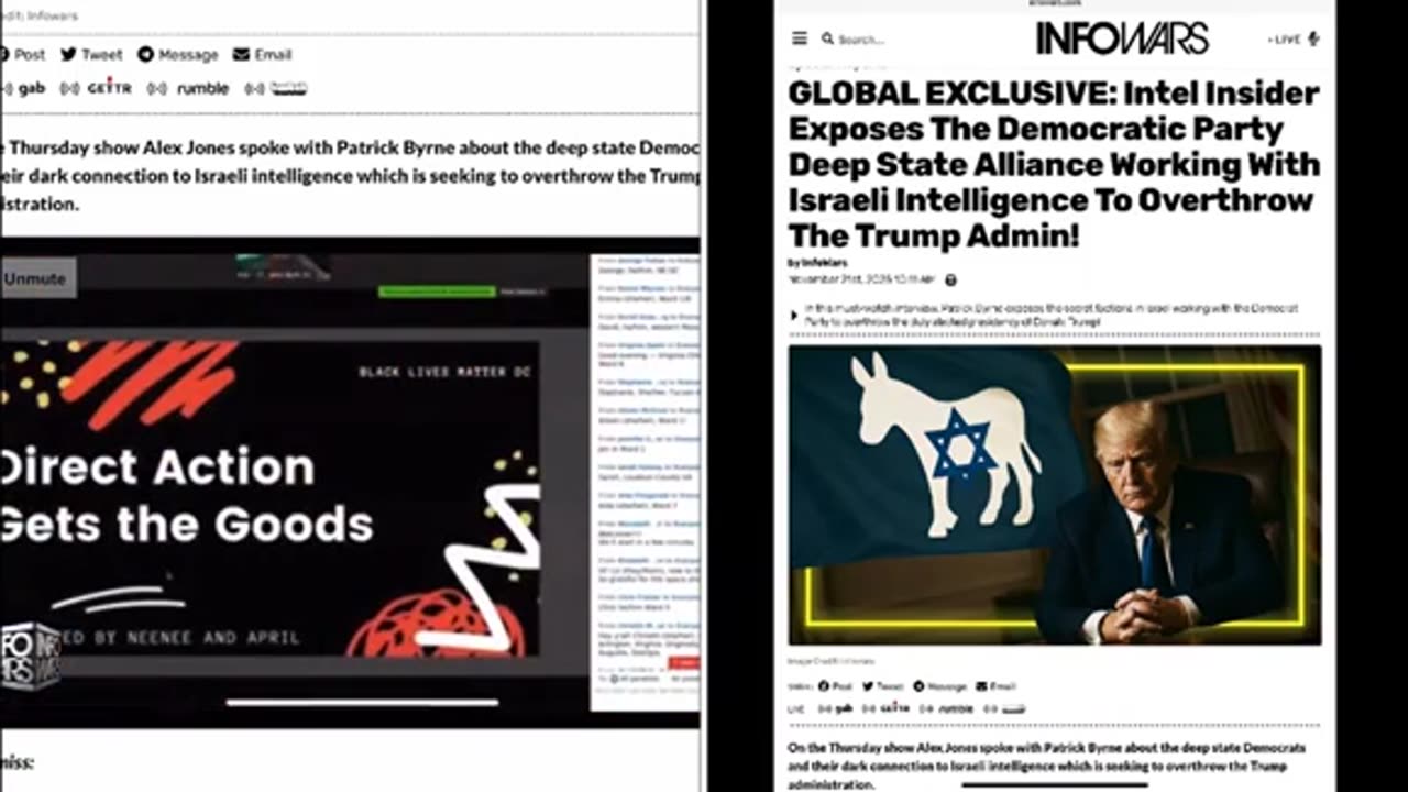 Dems / Israel plot against Trump ..