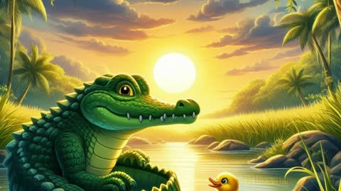 The Unlikely Family: A Heartwarming Children's Story of a Duckling and a Crocodile (Bedtime Story