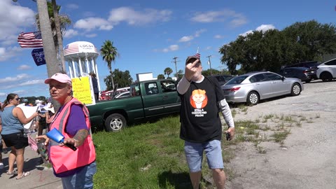 Special Coverage of the "No Kings Day" Protest in Brevard County 10 -18-2025 video 1