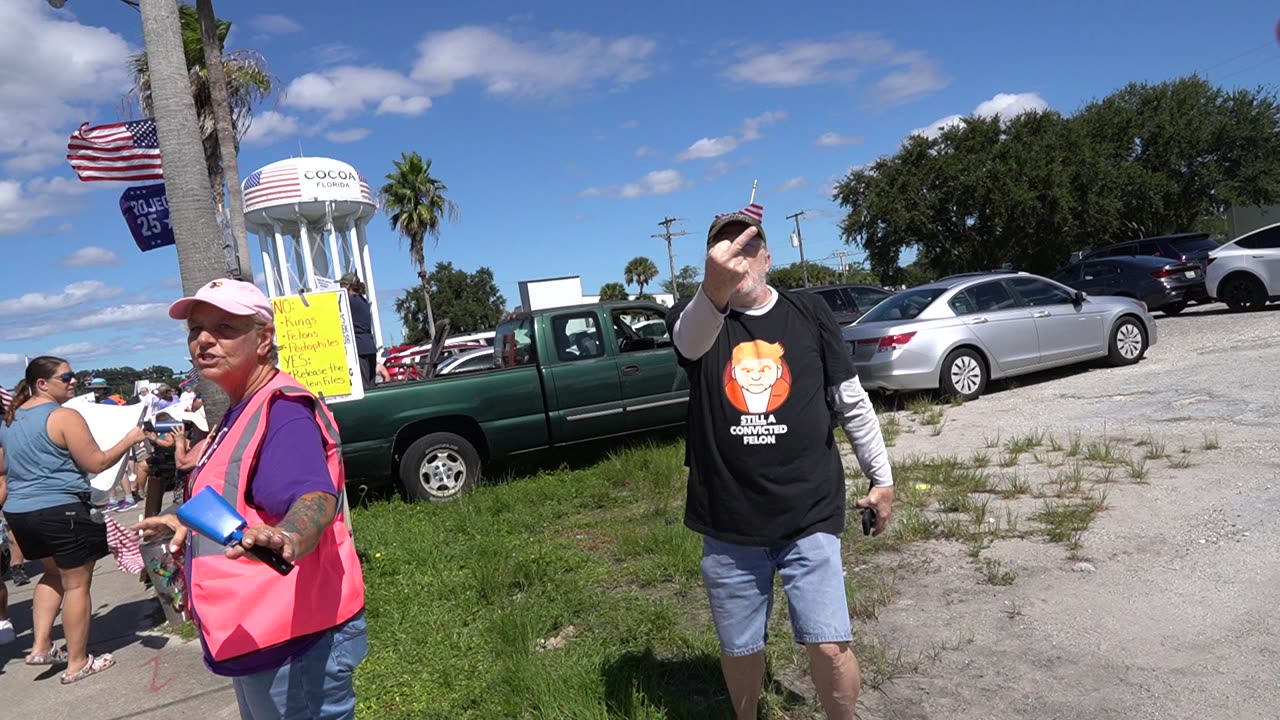 Special Coverage of the "No Kings Day" Protest in Brevard County 10 -18-2025 video 1