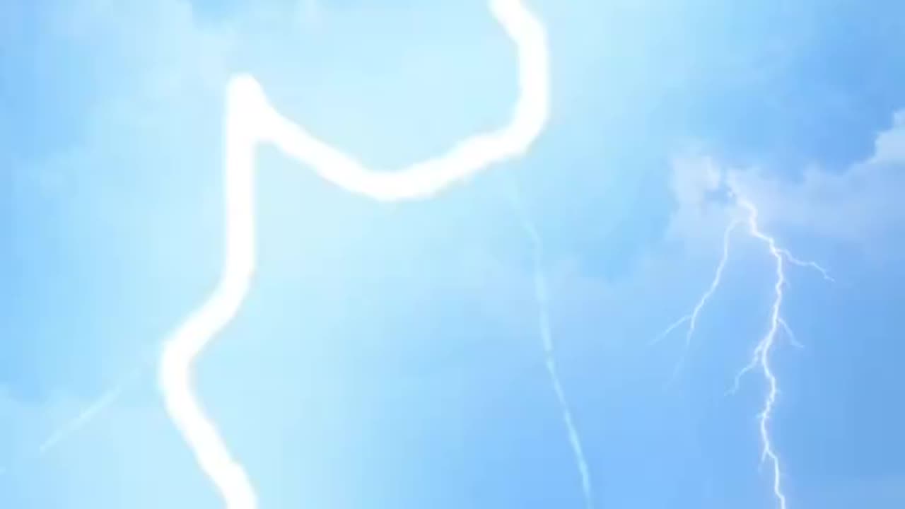 Rain and lightning