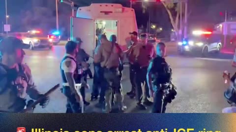 🚨 BREAKING: Illinois Police ARREST Anti-ICE Protest Leader — Huge Win for Law & Order!