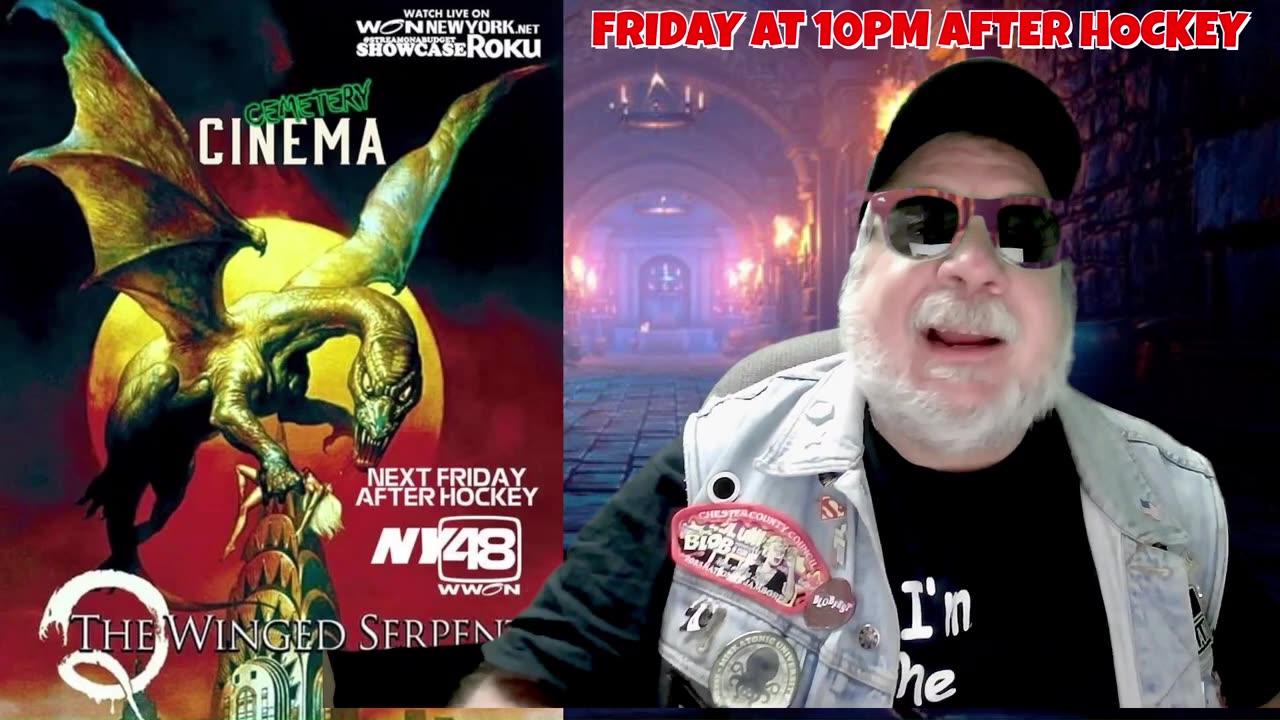 Q The Winged Serpent Cemetery Cinema Preview!