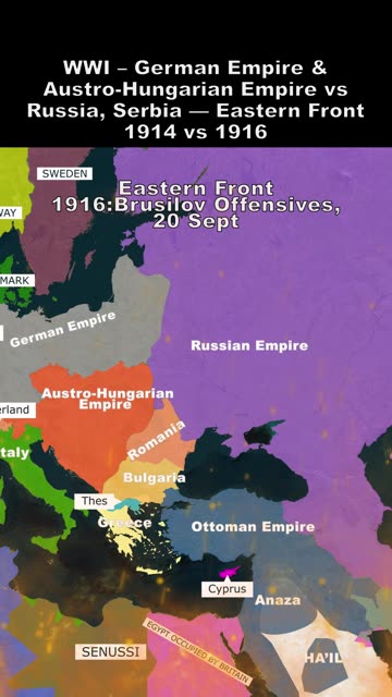 A WWI – German Empire & Austro-Hungarian Empire vs Russia, Serbia — Eastern Front 1914-1916 -33