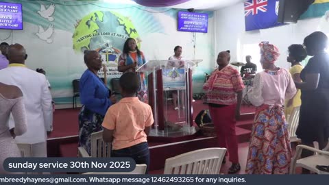 sunday service 30th Nov 2025