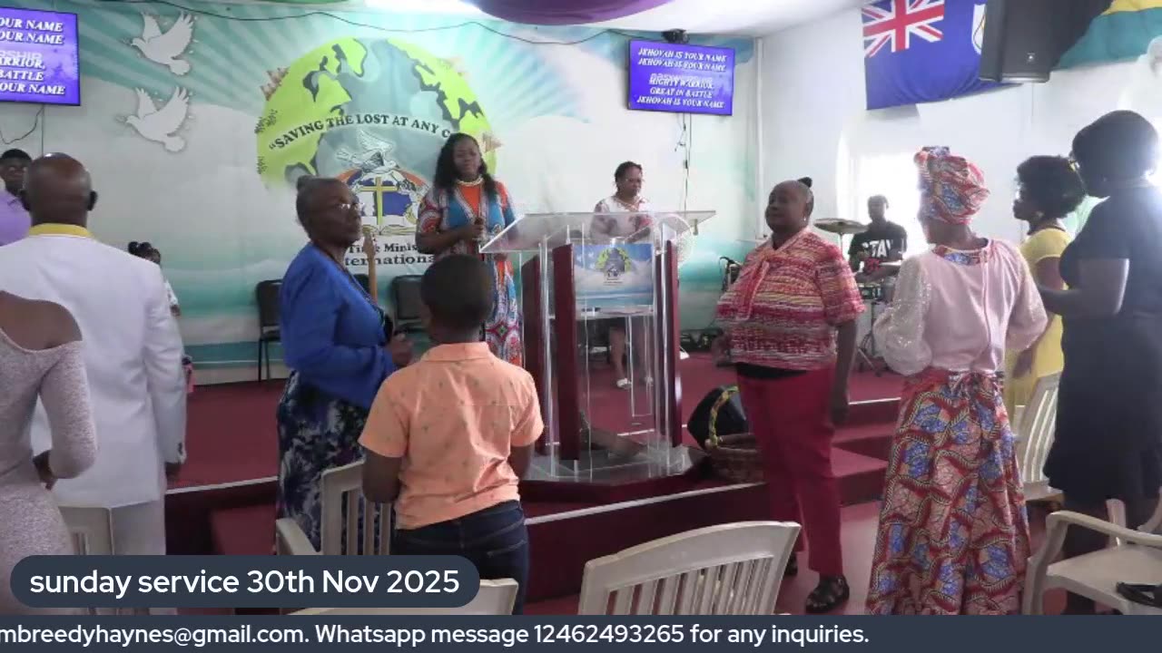 sunday service 30th Nov 2025