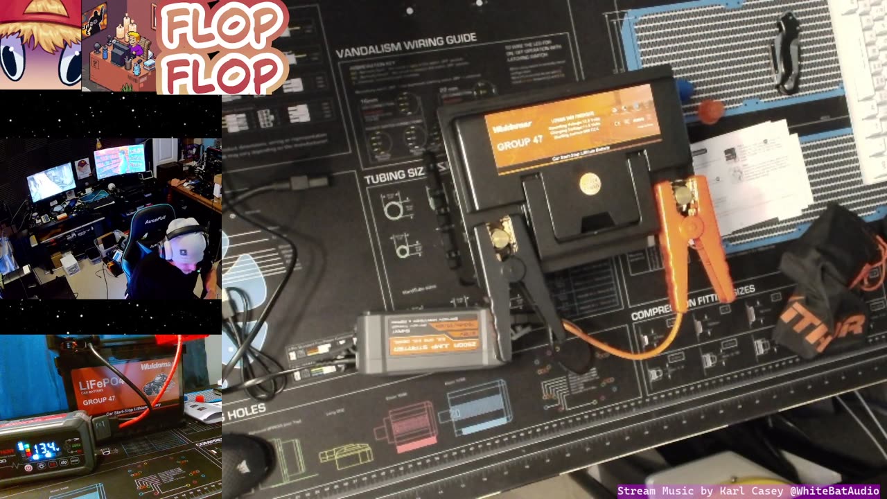 First we unbox & test Car Jump Starter / Battery Charger THEN we scares Jones Again! Scaredy Jones!