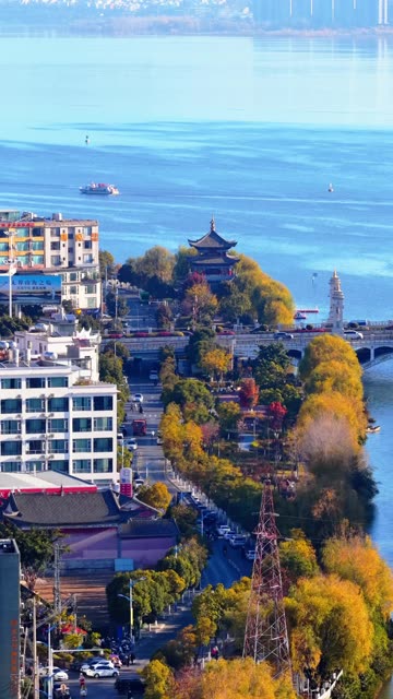 西洱河初冬的温柔时光