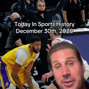 THE HISTORIC SPORTS MOMENT OF DECEMBER 30th, 2020