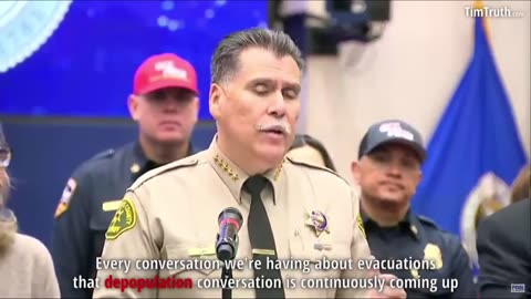 LA Sheriff Admits "The Depopulation Conversation Is Continuously Coming Up" In Government Meetings