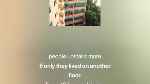 The People Upstairs (poem into song) Lyrics by Ogden Nash