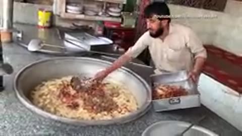 KABULI PULAO RECIPE - Original 40+ KG Afghani Meat Pulau Prepared - Street Food Qabili Plav Recipe_2