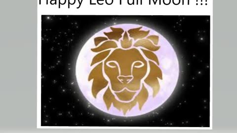 Happy Leo Full Moon !!!