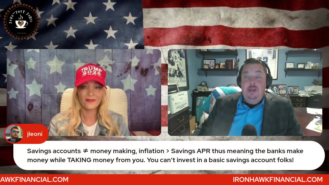 Java with Just Jodie and Joe Lombardi! The sauce on Israel and Charlie Kirk,Peace in the middle east, and Military Control