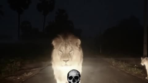 THE LION Is KING all the time, He will protect his pride no matter what. #viral #safarianimals