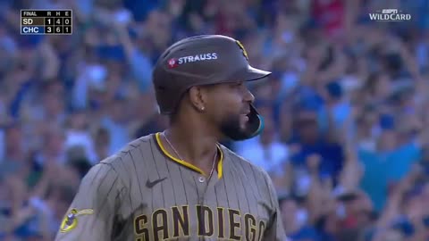 FINAL: San Diego Padres 1, Chicago Cubs 3