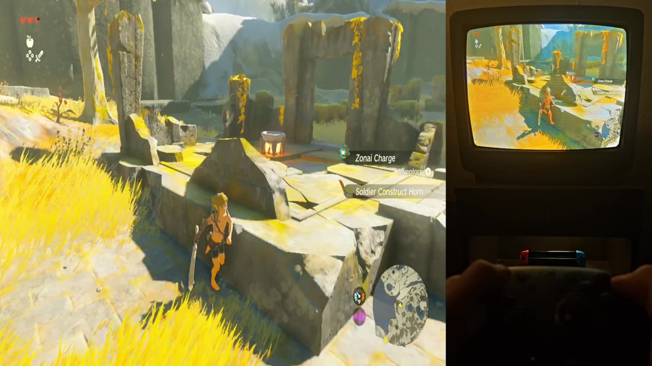 Legend of Zelda TOTK Walkthrough CRT TV Part 1