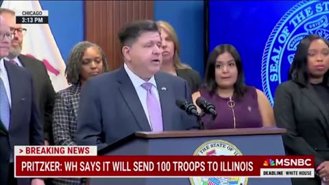Gov Pritzker says ICE Harassing People For Not Being White