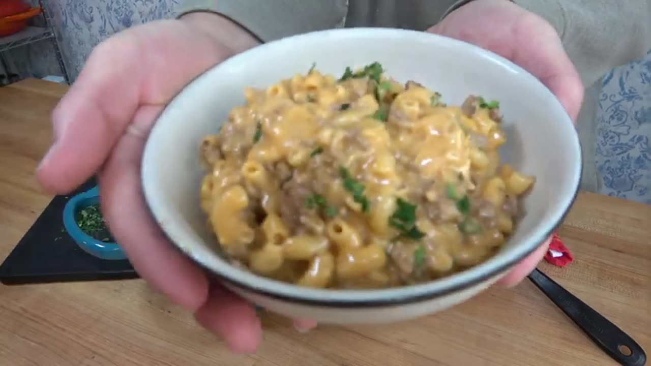 How To Make Homemade Hamburger Helper | Cheeseburger Macaroni