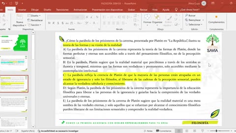 SAVIA REGULAR 2025 | Semana 03 | Filosofía
