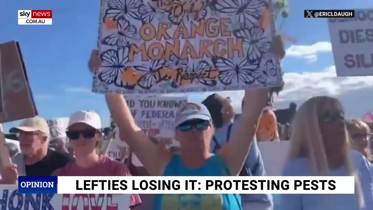 Sky News Australia - Lefties Losing It: 'Awful And Dumb' Ugliness Of No Kings Protesters