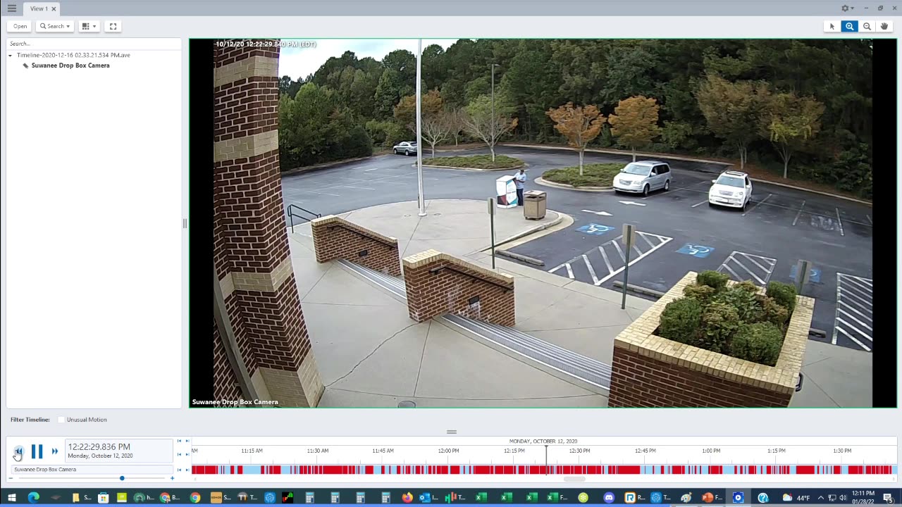 Suwannee Library Drop Box Oct 2020
