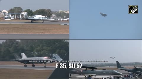 Aero Show 2025 Bengaluru | Russian Sukhoi Su-57 vs American F-35 In Bengaluru