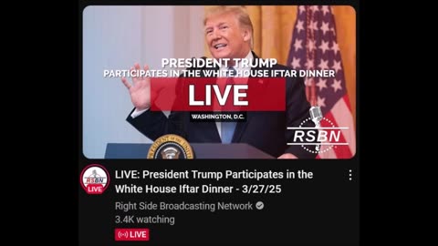 President Trump Participates in the White House Iftar Dinner - 3/27/25