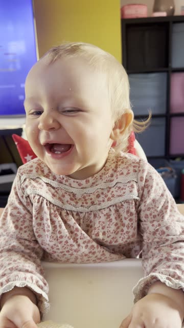 Cute Baby Eating a Cracker 😋🧸 (Snack Time!)
