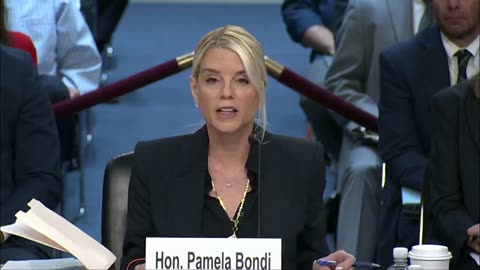 📌 AG Bondi's opening remarks before the Senate Judiciary Committee