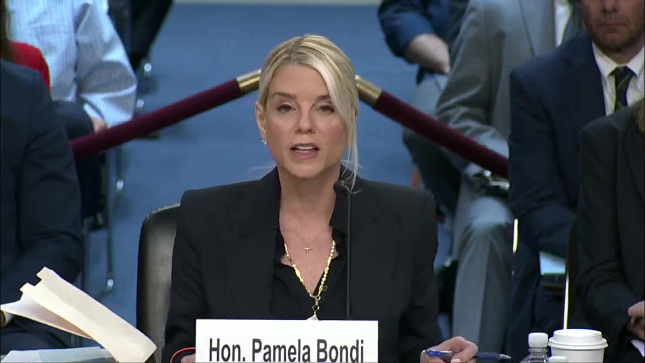 📌 AG Bondis opening remarks before the Senate Judiciary Committee