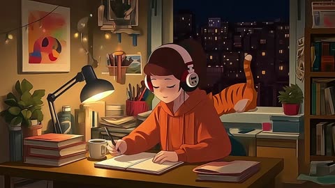 Relax Night LoFi – Rainy Beats to Chill / Sleep / Study