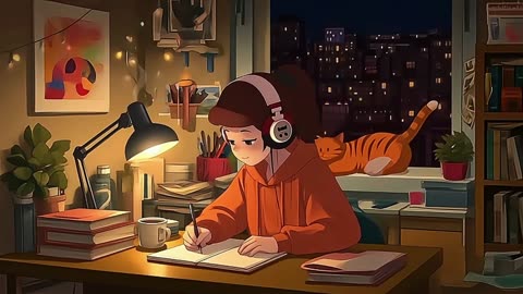 Relax Night LoFi – Rainy Beats to Chill / Sleep / Study