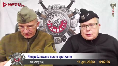 Niespodziewane nocne spotkanie. Śr. 10.12.2025r. W. Olszański, M. Osadowski Rodacy Kamraci NPTV.pl