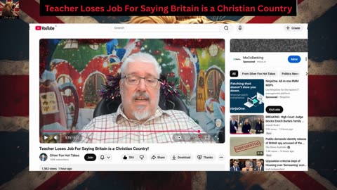 Teacher Loses Job For Saying Britain is a Christian Country