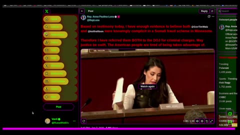 DOJ (Pam Bondi) Dragging Her Feet To Go After Tim Waltz On Blatant Fraud and Corruption