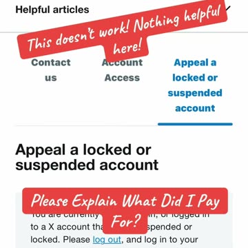 ⚠️ Warning to anyone considering paying for X Premium: