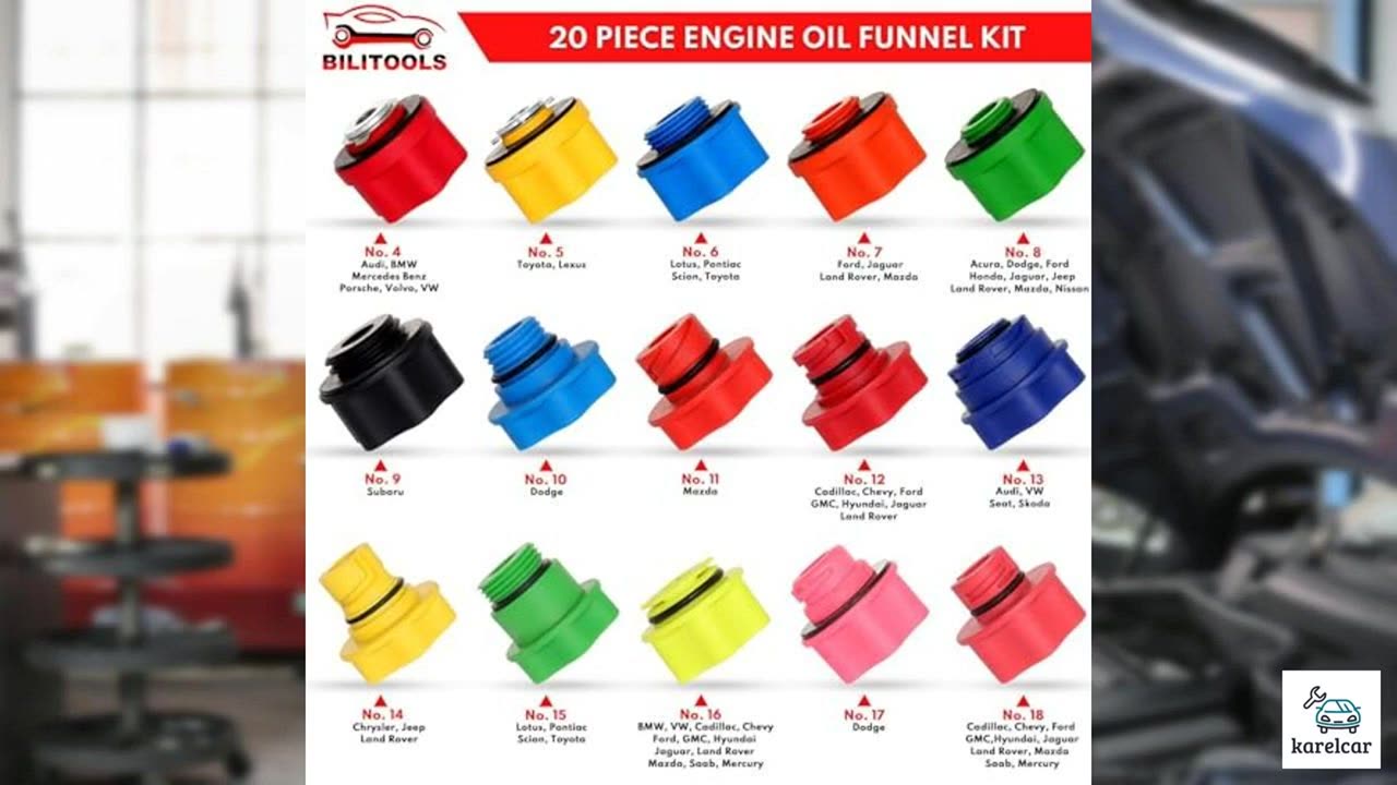 BILITOOLS Oil Funnel Set