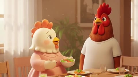 Chicken's Family | part 7 | Fun | Cartoon | ToonyWorldAi