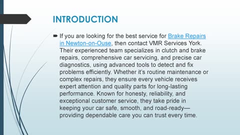 Best Car Diagnostics in Newton-on-Ouse