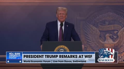 President Trump Addresses The World Economic Forum